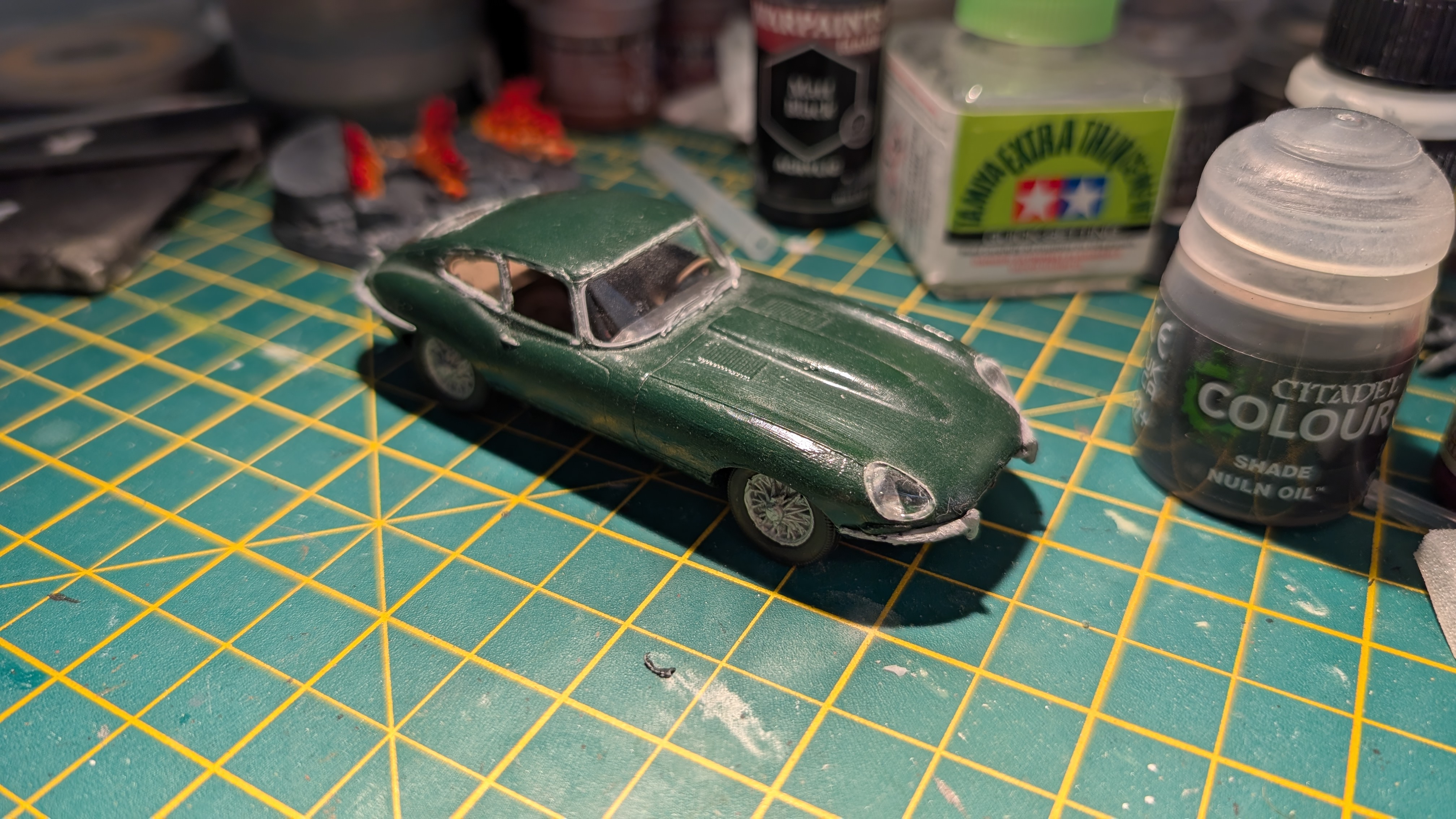 First model; Jaguar E-Type